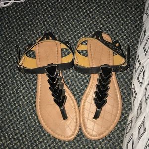 Black sandals